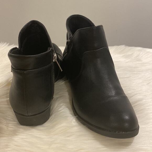 NWT Sun Stone Abby Double Zip Booties Black 6M - Picture 4 of 10